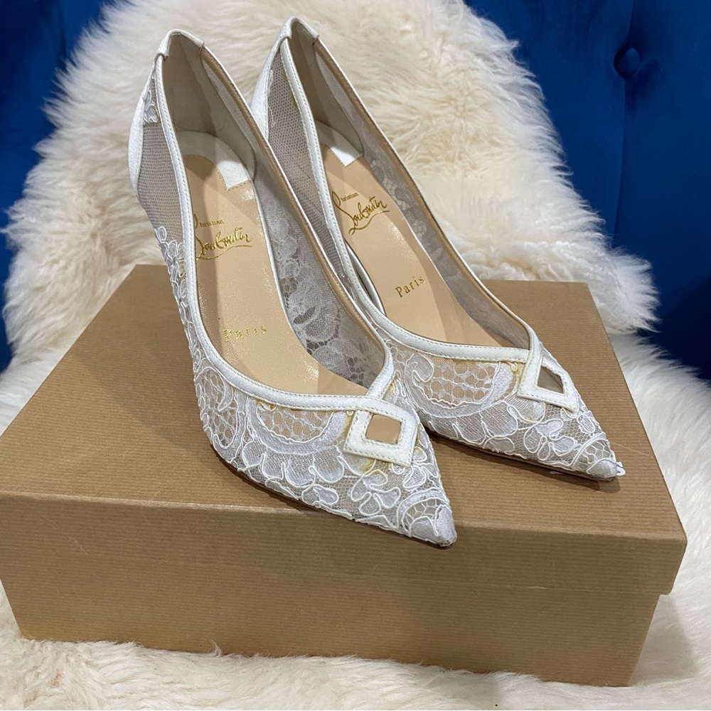 Christian Louboutin Neo Alto Dentelle Mariee